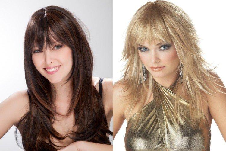 Итальянка с выпрямленной челкой