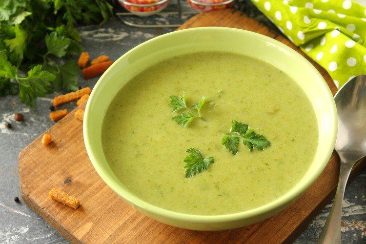 Суп-пюре из стручковой фасоли