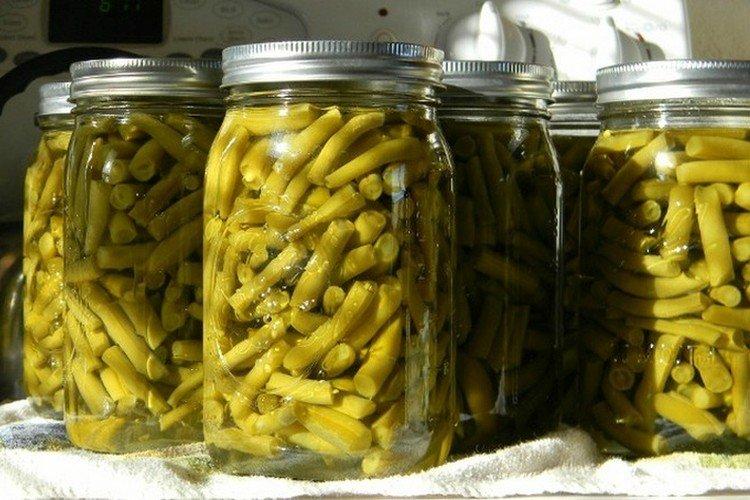 Маринованная стручковая фасоль