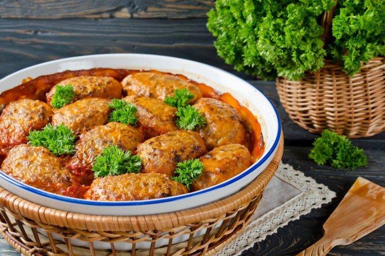 Ленивые голубцы в духовке