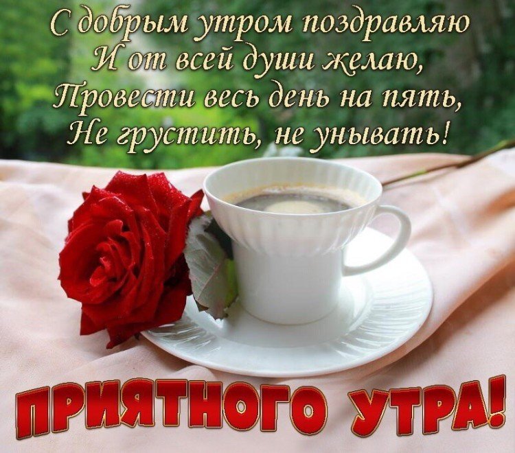 Картинки «Доброе утро» с позитивными пожеланиями