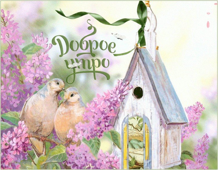 Весенние картинки «С добрым утром»