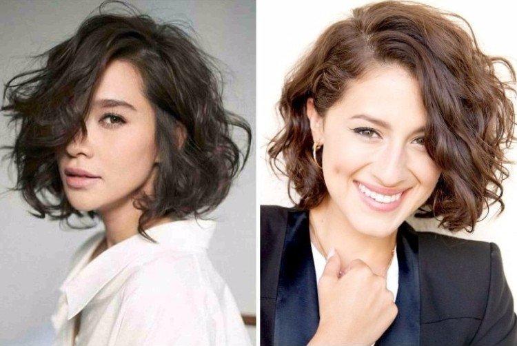 Боб на кудрявые волосы