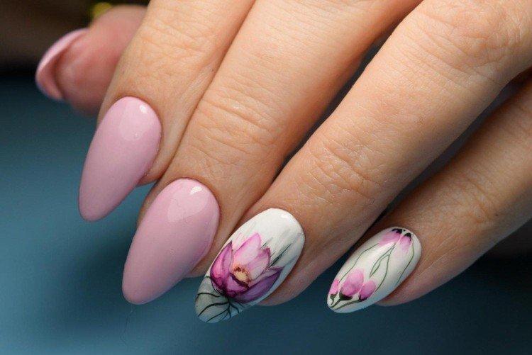 Акварельный маникюр