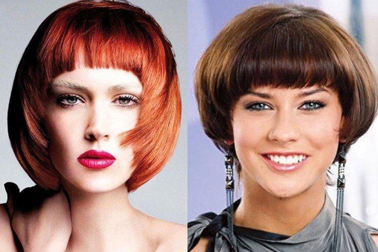 Сессон с короткой челкой