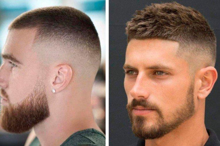 Полубокс с выбритыми висками