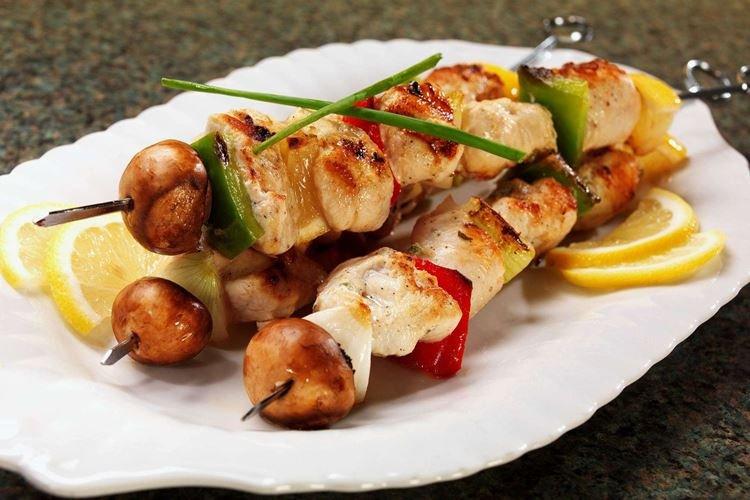 Шашлык из свинины с лимоном