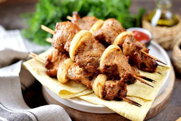 Шашлык из свинины с копченой паприкой