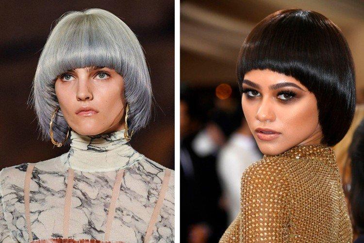 Паж на ровные волосы