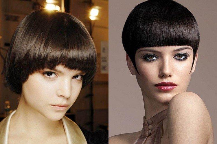 Паж на короткие волосы