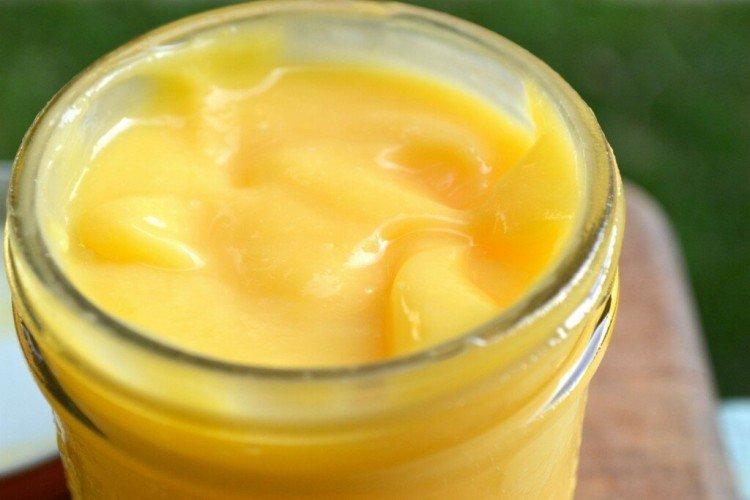 Лимонный крем для торта