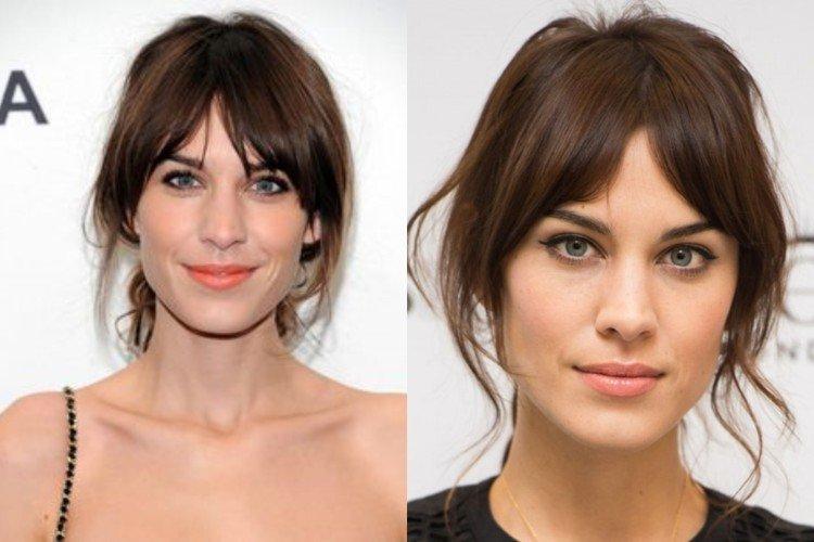 Челка для прямоугольного лица