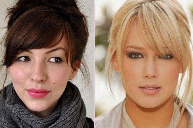 Челка для вытянутого лица