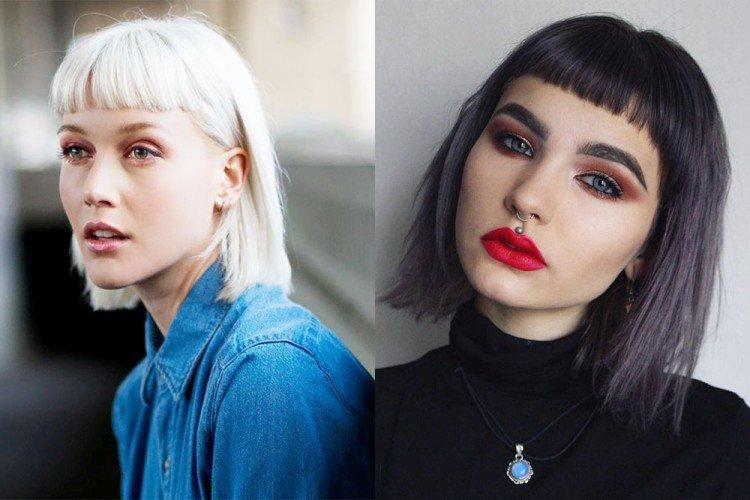 Короткая челка