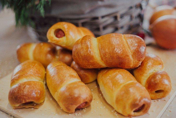 Сосиски в тесте на воде