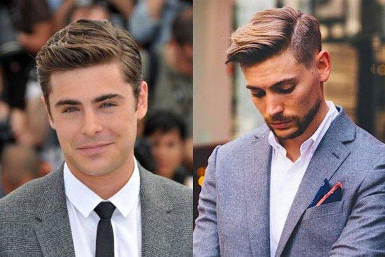 Канадка с боковым пробором