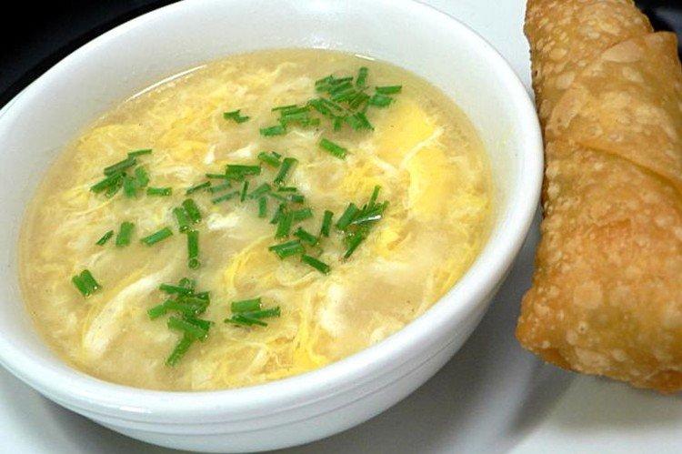 Суп с вермишелью и яйцом