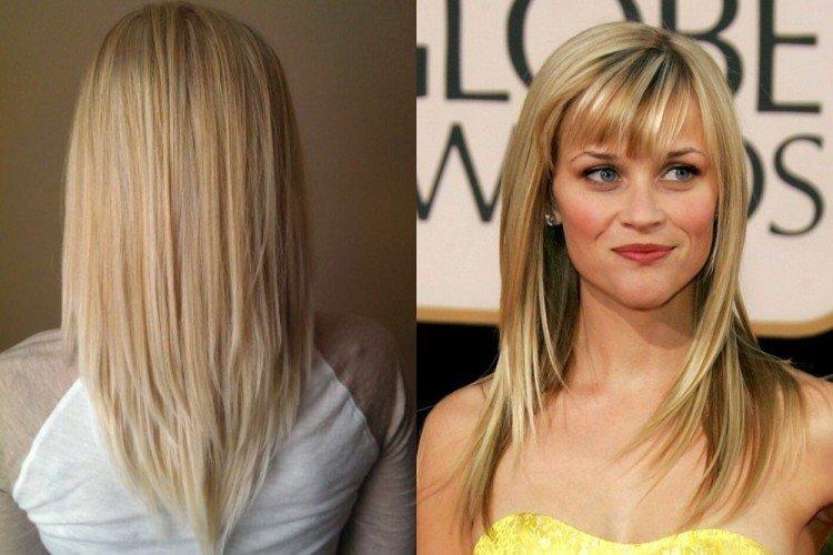 Лисий хвост с удлиненной челкой