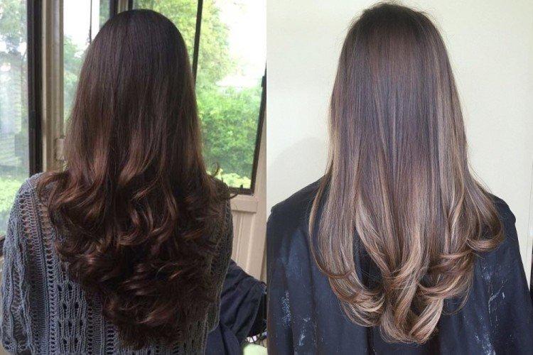 Лисий хвост на накрученные волосы