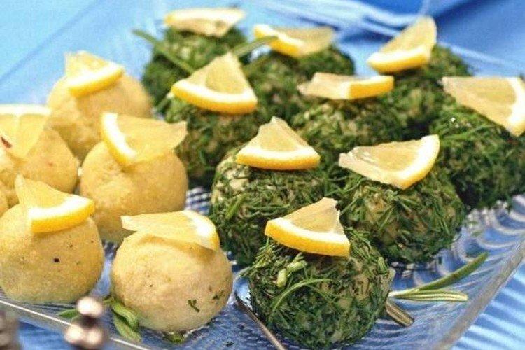 Рыбные шарики к белому вину