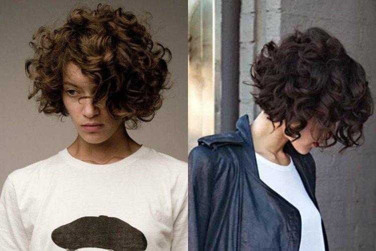 Томбой на волнистых локонах