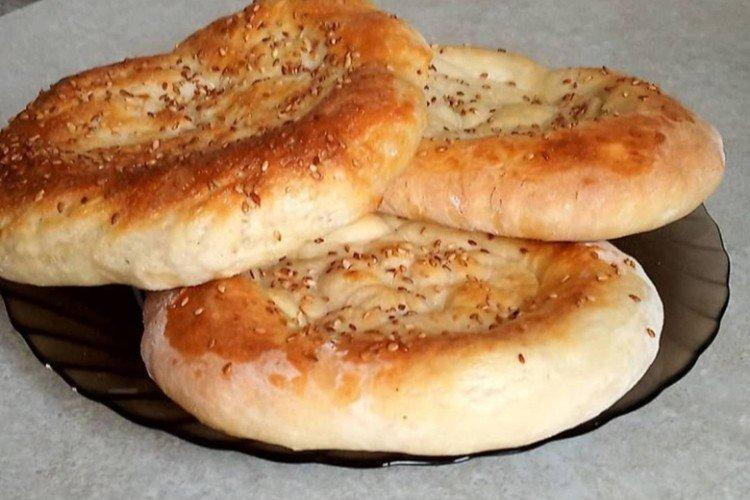 Узбекская лепешка с творогом