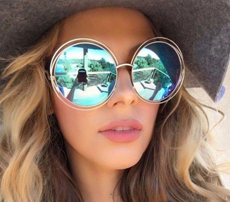 Модные женские солнцезащитные очки 2021 - фото