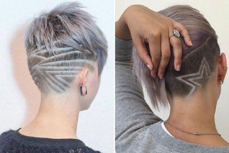 Выбритый затылок