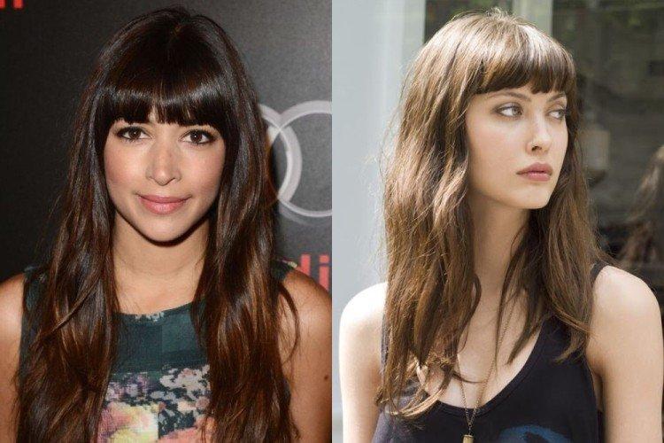 Прямой срез с челкой