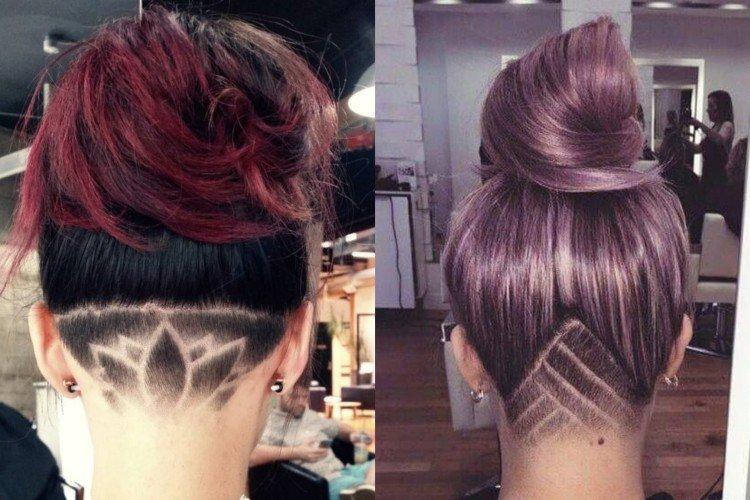 Выбритый затылок