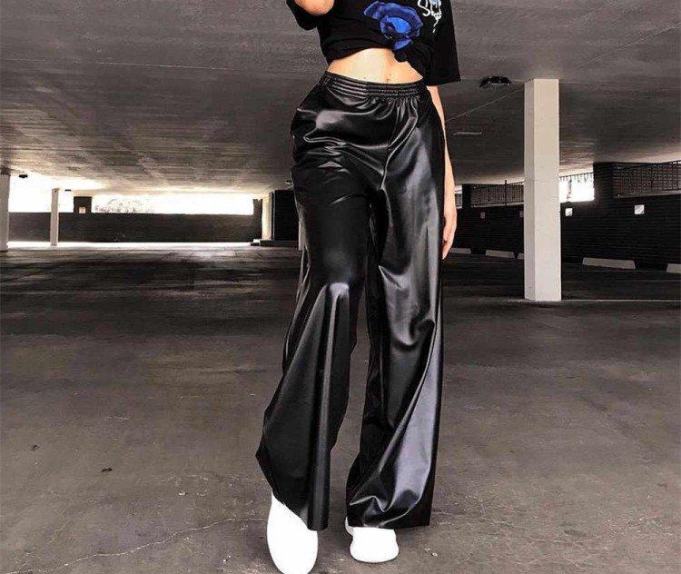 Кожаные брюки