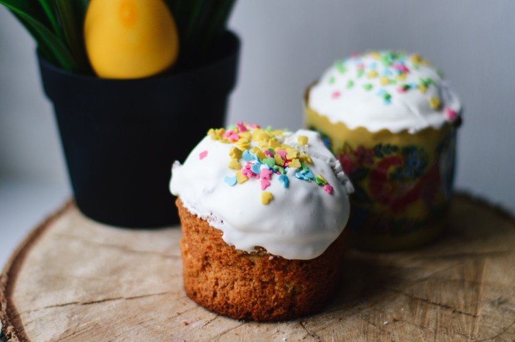 Пасхальный кулич на кефире