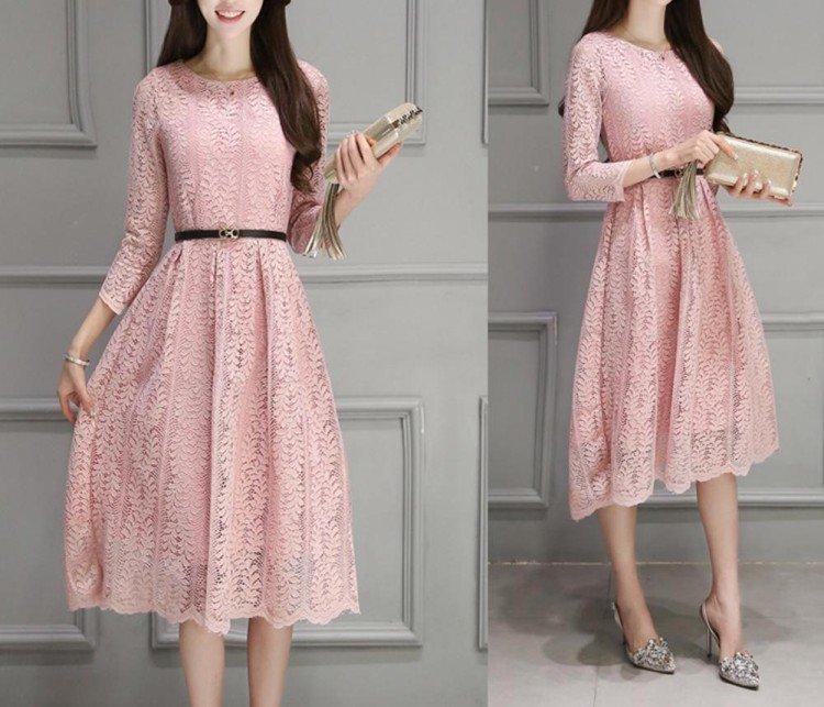 Персиковые платья