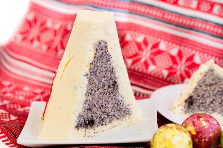 Творожная пасха с маком