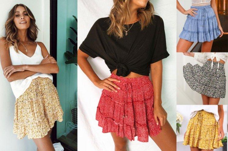 Юбки с воланами