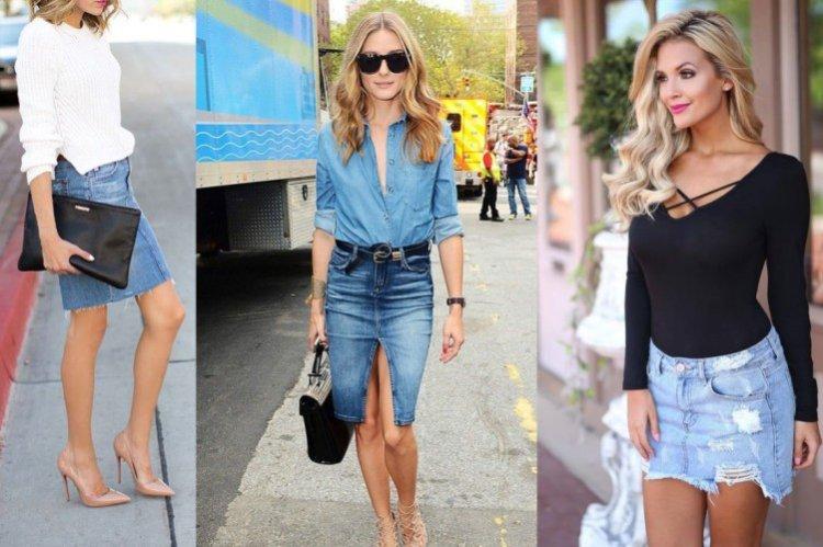 Джинсовые юбки