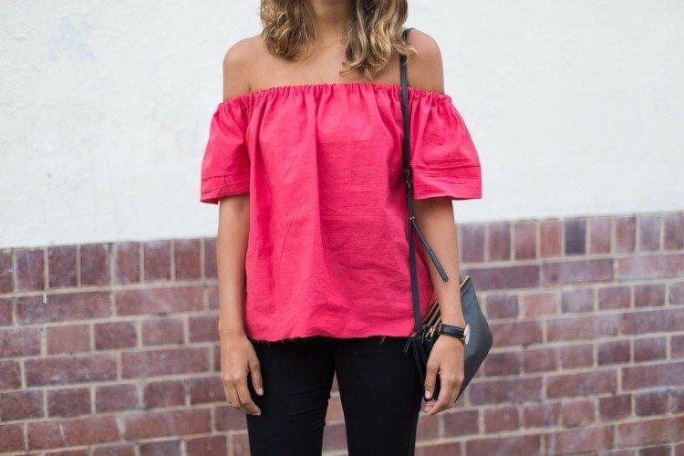 Открытые плечи