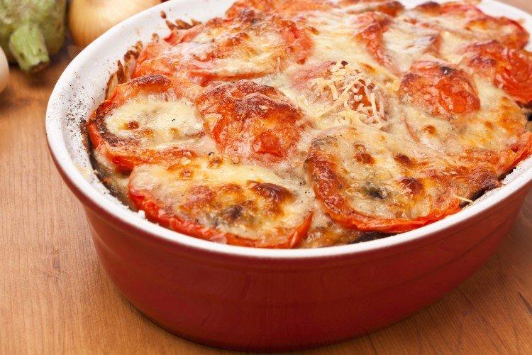 Индейка с картошкой и томатами