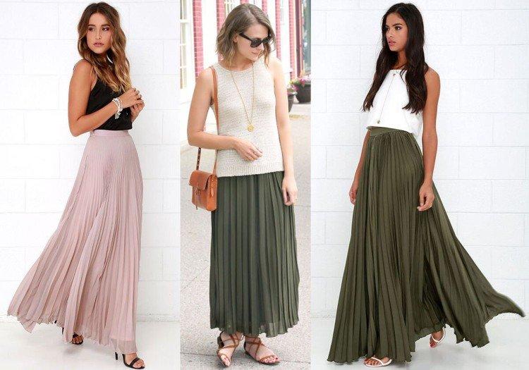 С чем носить плиссированную юбку - фото и идеи