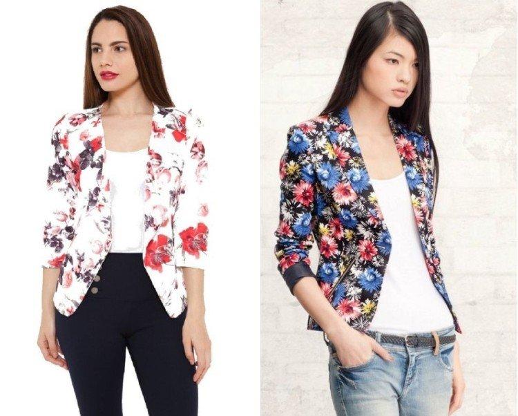 Пиджаки с принтами