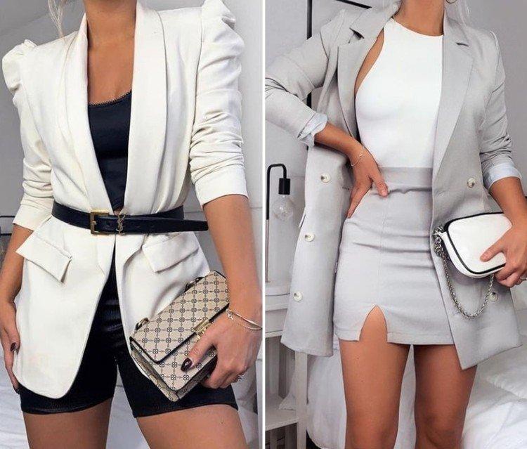 Модные женские пиджаки 2021 - фото и идеи