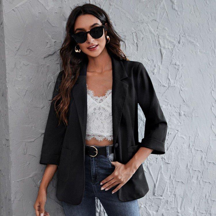 Модные женские пиджаки 2021 - фото и идеи