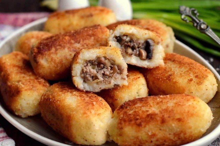 Картофельные зразы с курицей