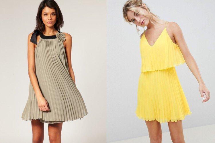 Летние сарафаны плиссе