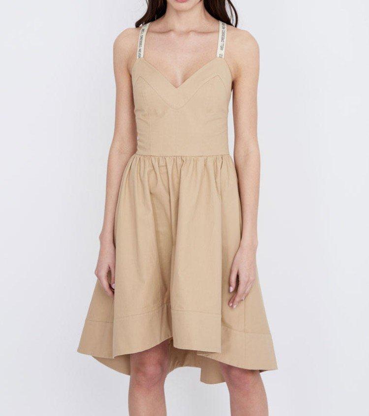 Нюдовые летние сарафаны