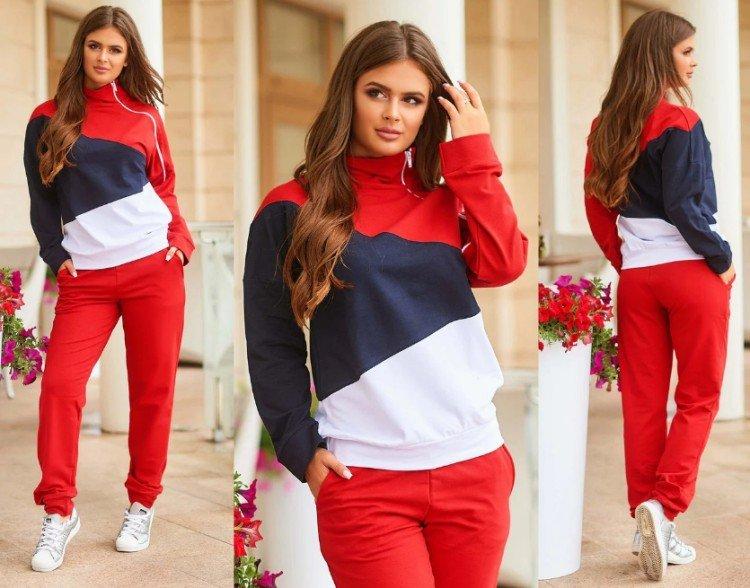 Костюмы в стиле колор-блок