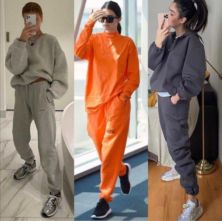 Модные женские спортивные костюмы 2021 - фото