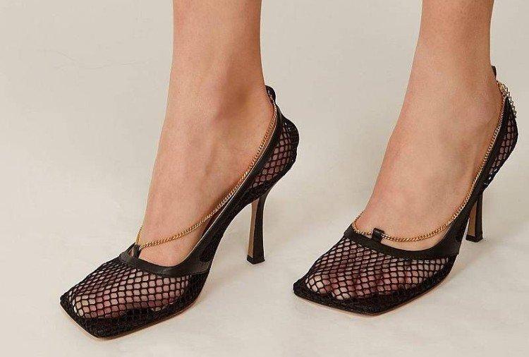 Туфли с квадратным носком