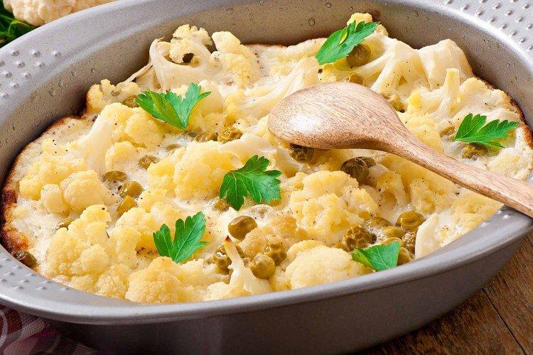 Цветная капуста с яйцом