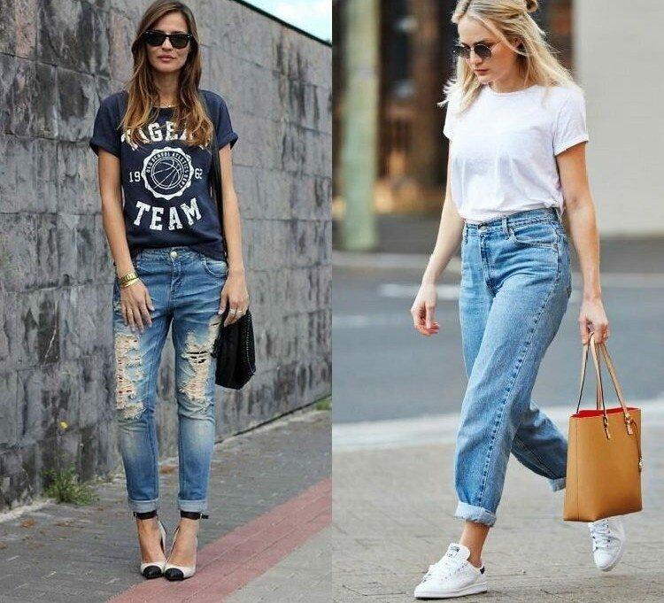 Модные женские футболки 2021 - фото